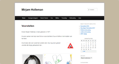 Desktop Screenshot of mirjamholleman.nl