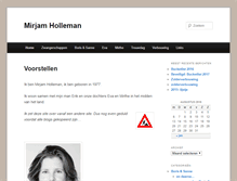 Tablet Screenshot of mirjamholleman.nl